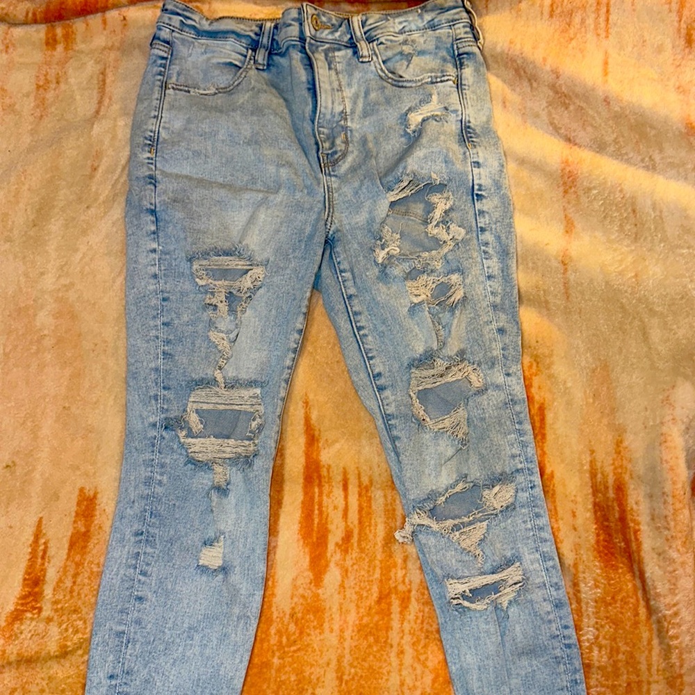 American Eagle Super High-Rise Jeggings size 12 woman’s